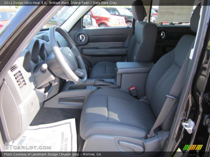 Brilliant Black Crystal Pearl / Dark Slate Gray 2011 Dodge Nitro Heat 4.0