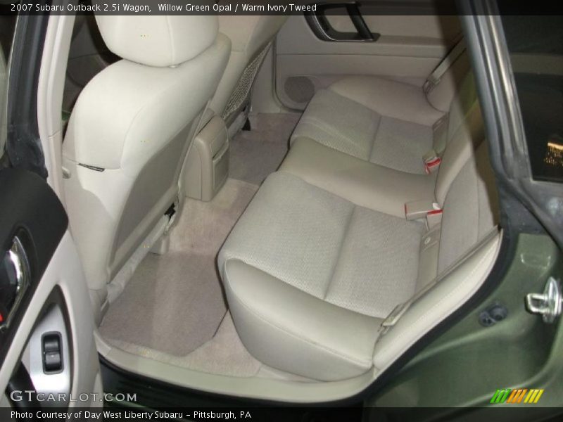 Willow Green Opal / Warm Ivory Tweed 2007 Subaru Outback 2.5i Wagon