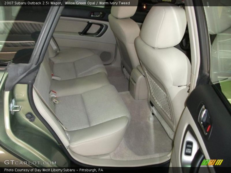 Willow Green Opal / Warm Ivory Tweed 2007 Subaru Outback 2.5i Wagon
