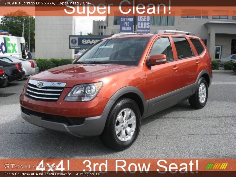 Copperhead / Gray 2009 Kia Borrego LX V6 4x4