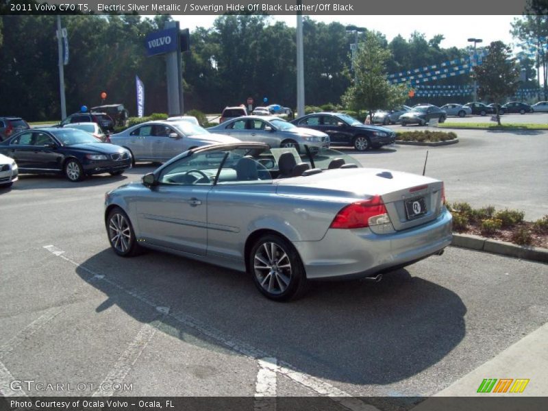 Electric Silver Metallic / Soverign Hide Off Black Leather/Off Black 2011 Volvo C70 T5