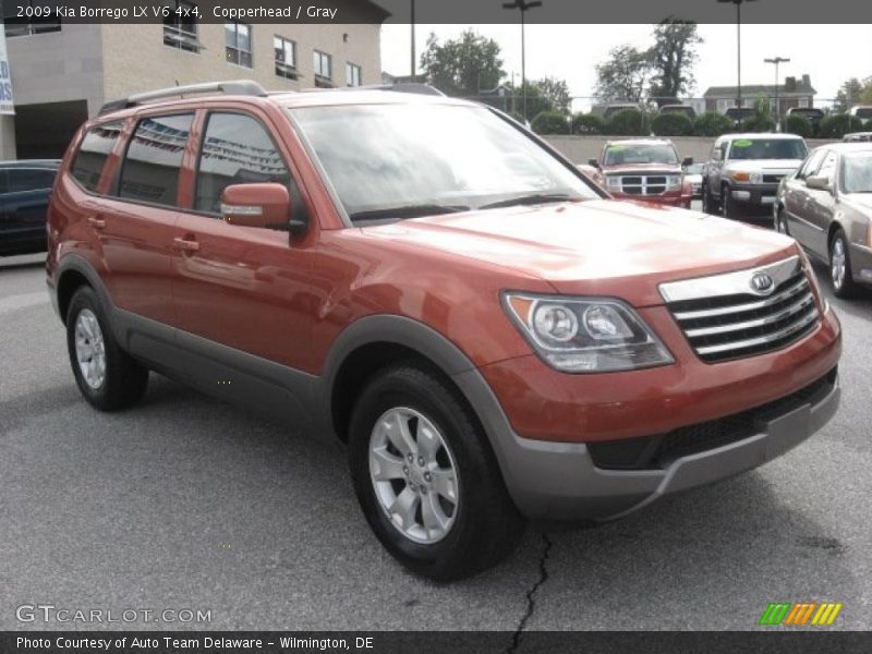 Copperhead / Gray 2009 Kia Borrego LX V6 4x4