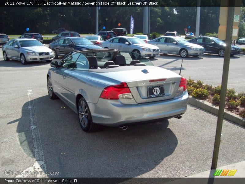 Electric Silver Metallic / Soverign Hide Off Black Leather/Off Black 2011 Volvo C70 T5