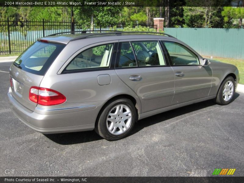 Pewter Silver Metallic / Stone 2004 Mercedes-Benz E 320 4Matic Wagon