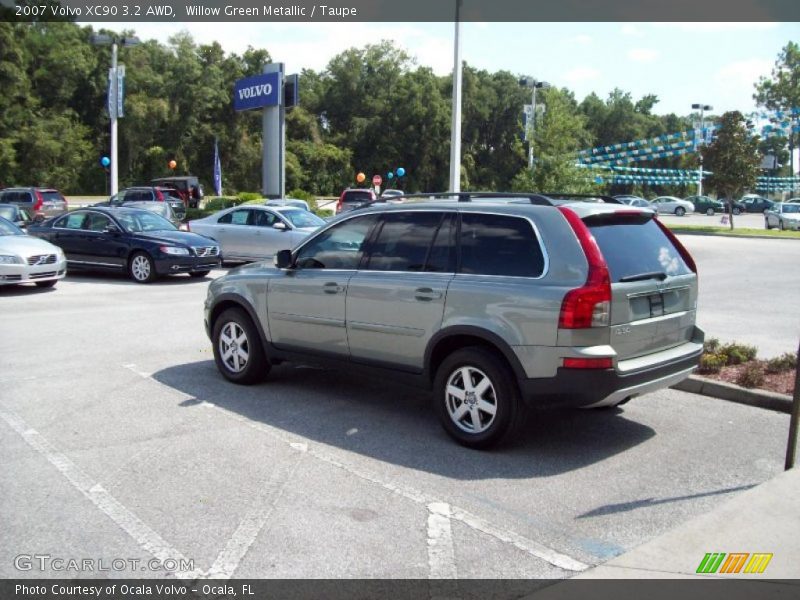 Willow Green Metallic / Taupe 2007 Volvo XC90 3.2 AWD
