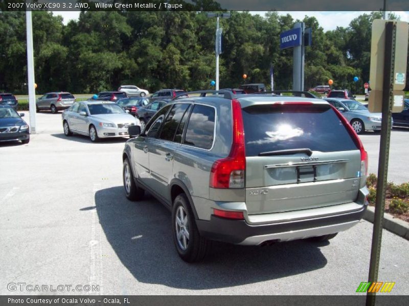 Willow Green Metallic / Taupe 2007 Volvo XC90 3.2 AWD