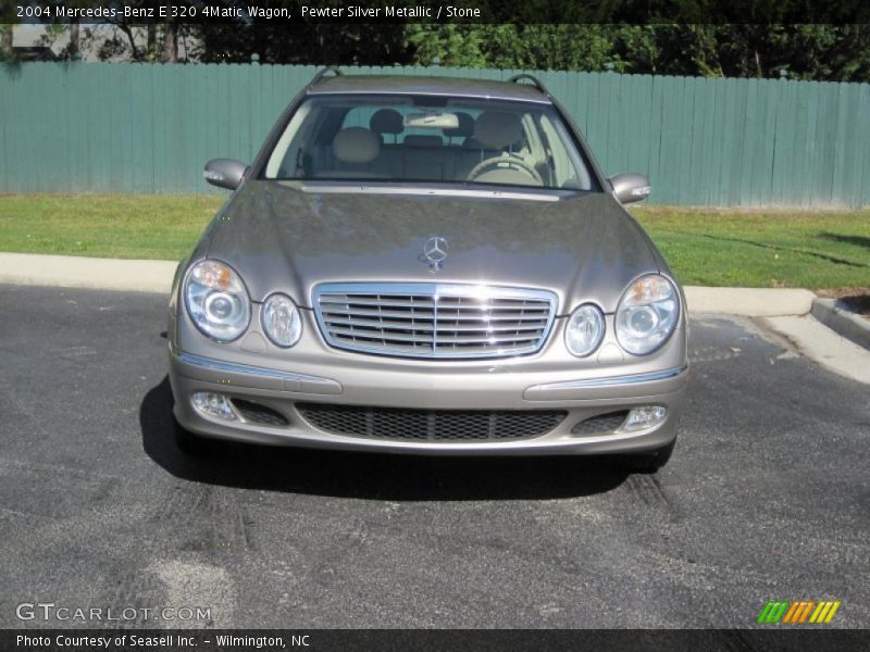 Pewter Silver Metallic / Stone 2004 Mercedes-Benz E 320 4Matic Wagon