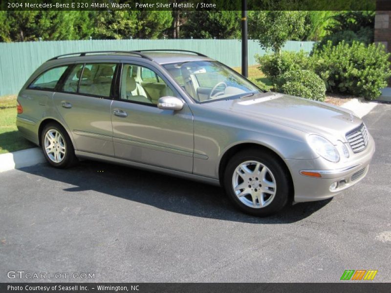 Pewter Silver Metallic / Stone 2004 Mercedes-Benz E 320 4Matic Wagon