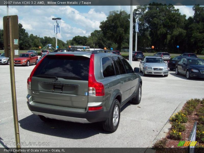 Willow Green Metallic / Taupe 2007 Volvo XC90 3.2 AWD