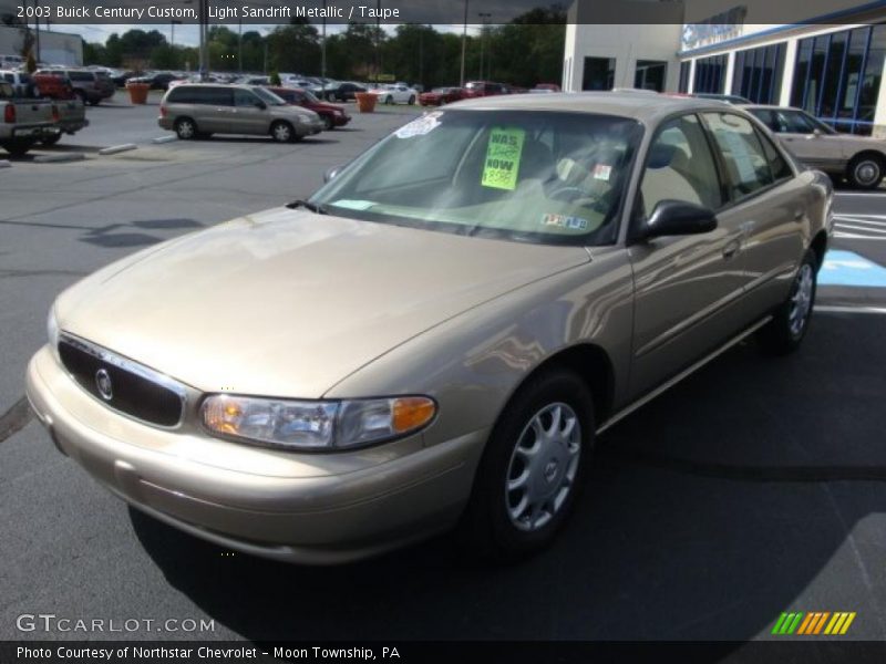 Light Sandrift Metallic / Taupe 2003 Buick Century Custom