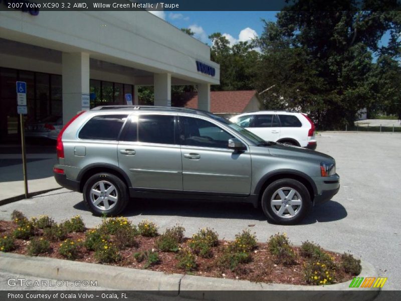 Willow Green Metallic / Taupe 2007 Volvo XC90 3.2 AWD