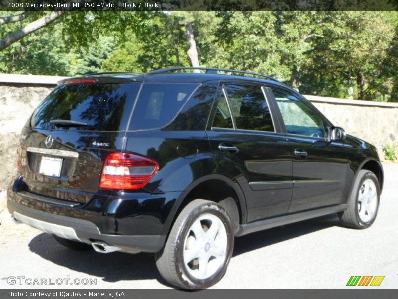 Black / Black 2008 Mercedes-Benz ML 350 4Matic