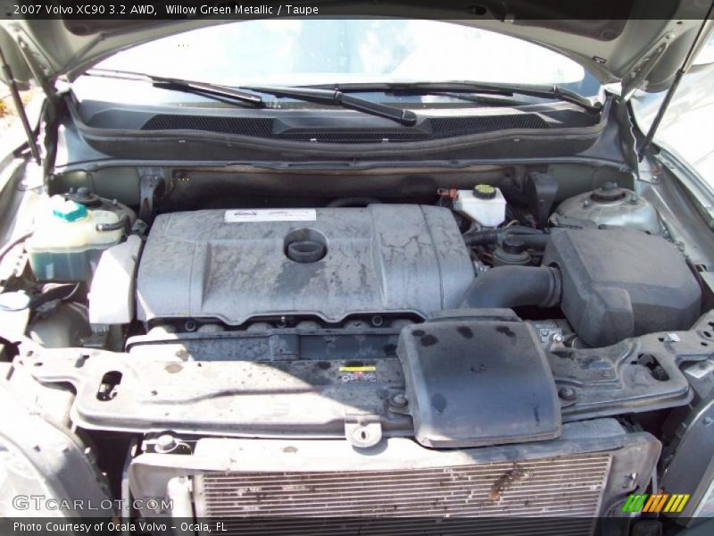 Willow Green Metallic / Taupe 2007 Volvo XC90 3.2 AWD