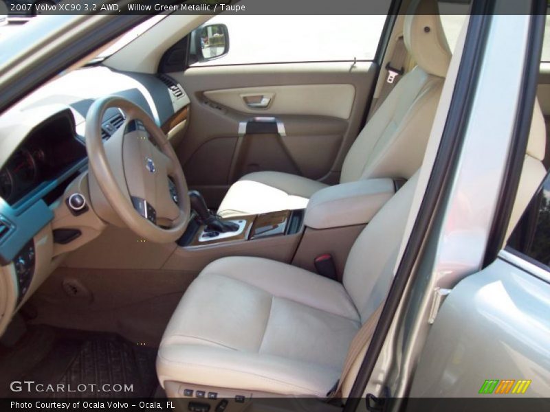 Willow Green Metallic / Taupe 2007 Volvo XC90 3.2 AWD