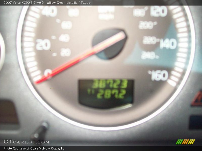 Willow Green Metallic / Taupe 2007 Volvo XC90 3.2 AWD