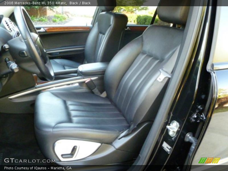 Black / Black 2008 Mercedes-Benz ML 350 4Matic