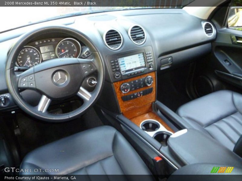 Black / Black 2008 Mercedes-Benz ML 350 4Matic