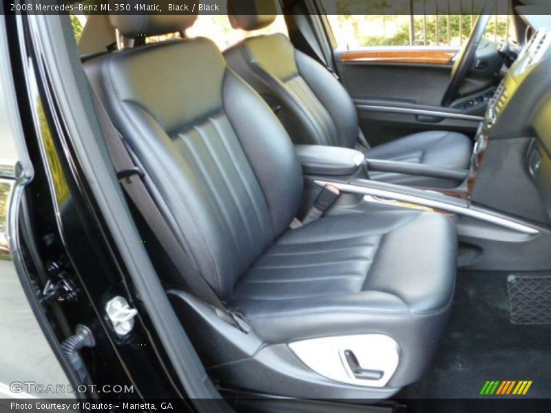 Black / Black 2008 Mercedes-Benz ML 350 4Matic