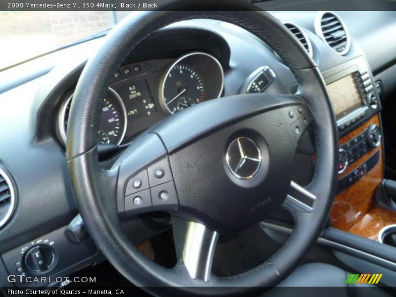 Black / Black 2008 Mercedes-Benz ML 350 4Matic