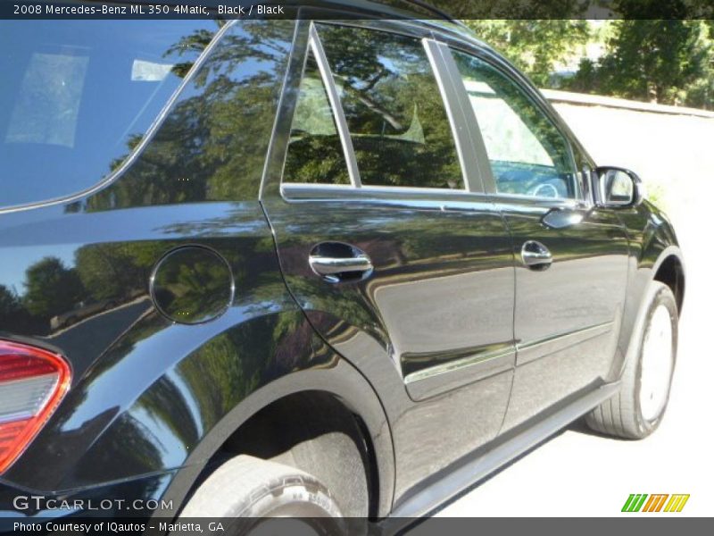 Black / Black 2008 Mercedes-Benz ML 350 4Matic