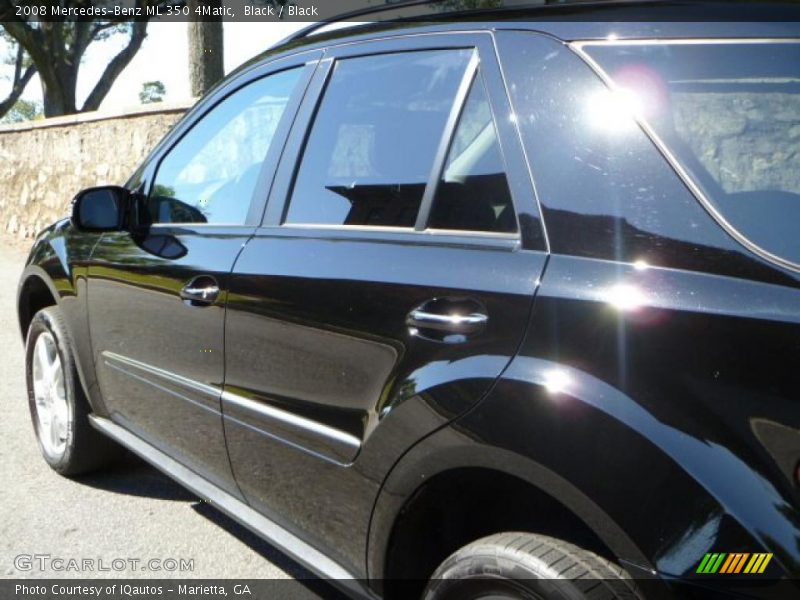 Black / Black 2008 Mercedes-Benz ML 350 4Matic