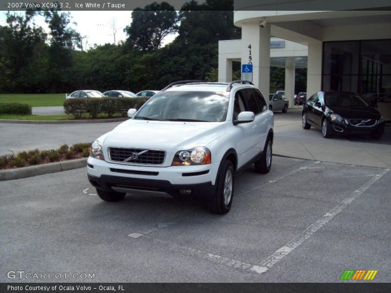 Ice White / Taupe 2007 Volvo XC90 3.2