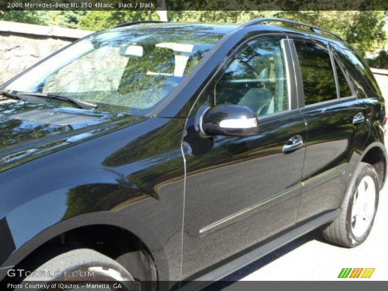 Black / Black 2008 Mercedes-Benz ML 350 4Matic