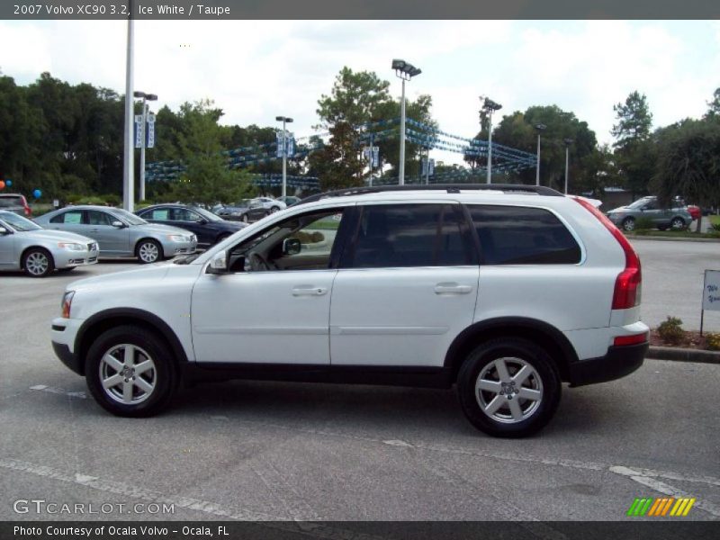 Ice White / Taupe 2007 Volvo XC90 3.2