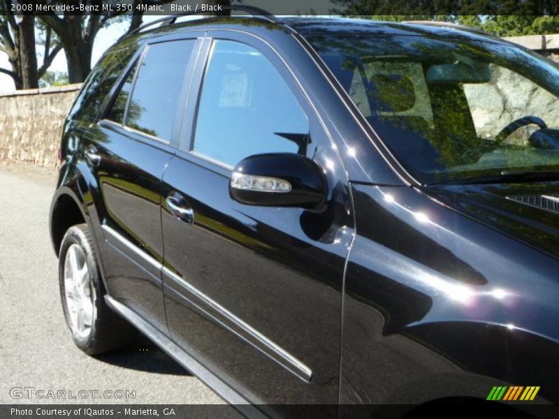 Black / Black 2008 Mercedes-Benz ML 350 4Matic