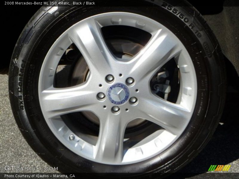 Black / Black 2008 Mercedes-Benz ML 350 4Matic