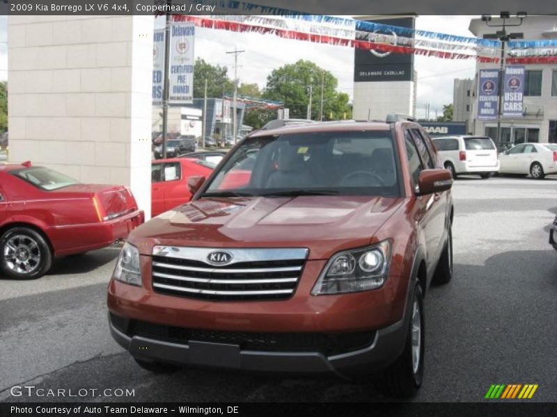Copperhead / Gray 2009 Kia Borrego LX V6 4x4