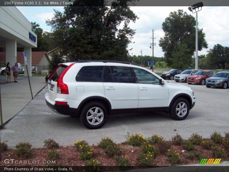 Ice White / Taupe 2007 Volvo XC90 3.2