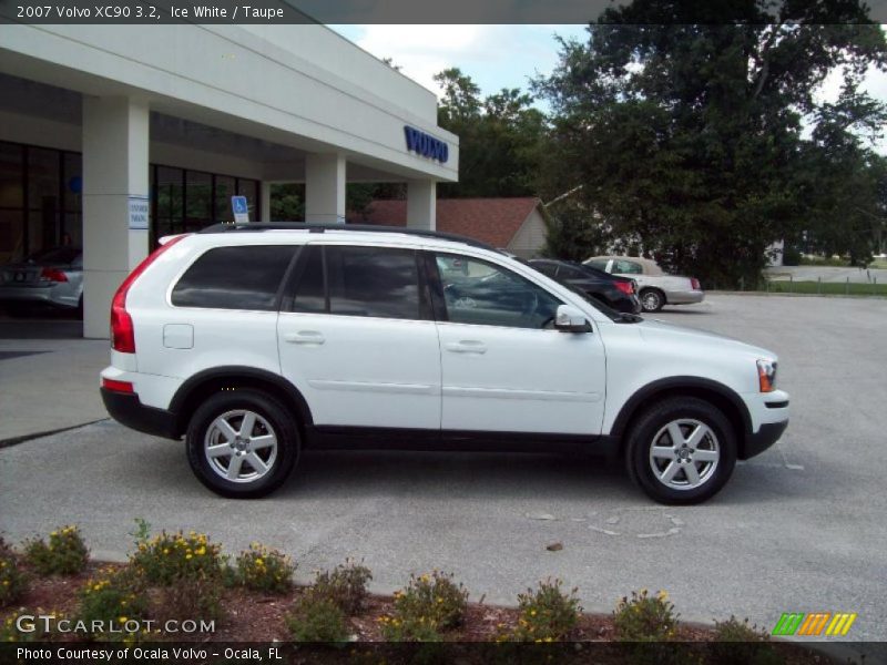 Ice White / Taupe 2007 Volvo XC90 3.2