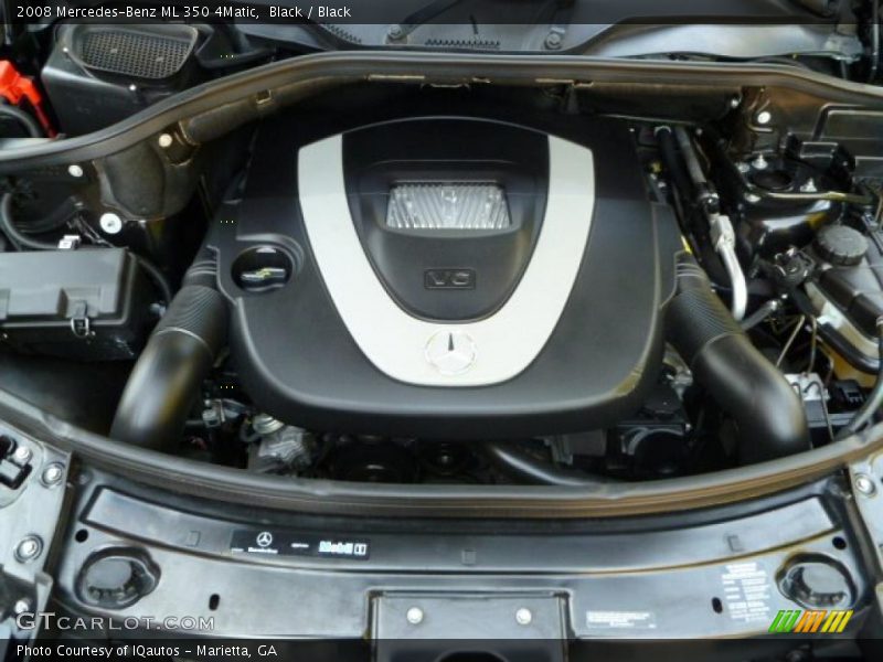 Black / Black 2008 Mercedes-Benz ML 350 4Matic