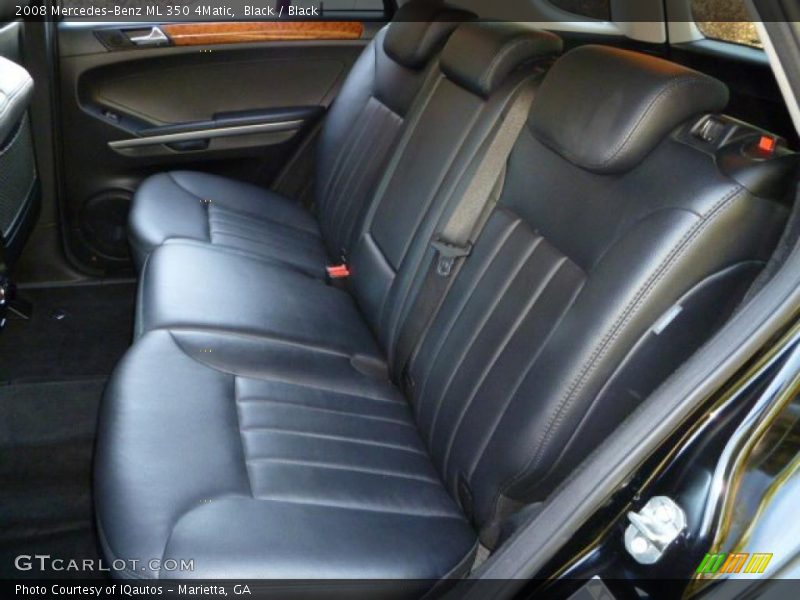 Black / Black 2008 Mercedes-Benz ML 350 4Matic