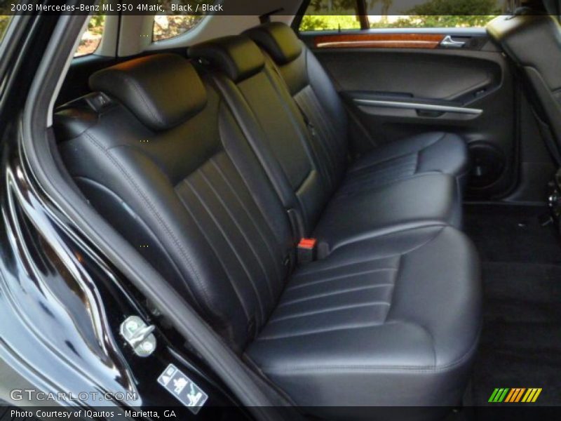 Black / Black 2008 Mercedes-Benz ML 350 4Matic