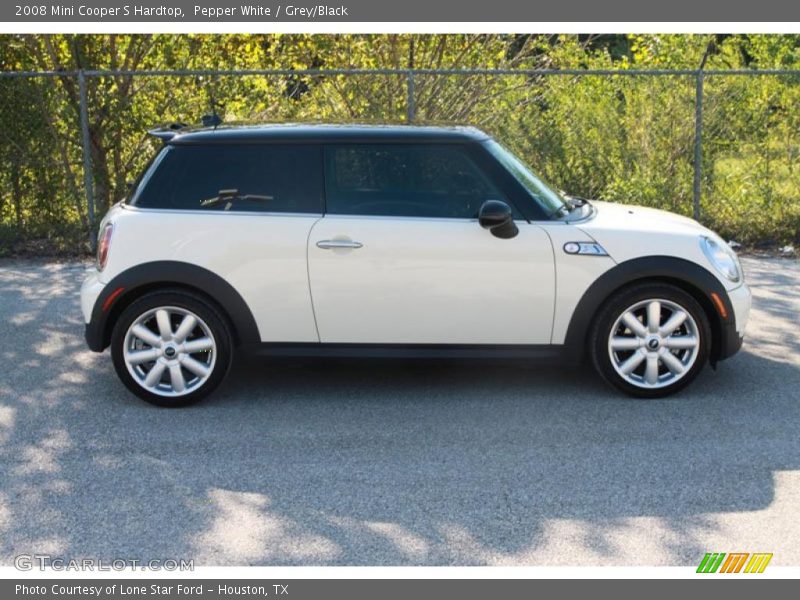 Pepper White / Grey/Black 2008 Mini Cooper S Hardtop