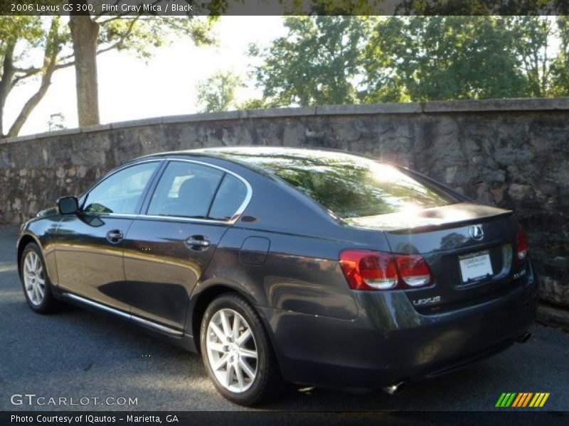 Flint Gray Mica / Black 2006 Lexus GS 300