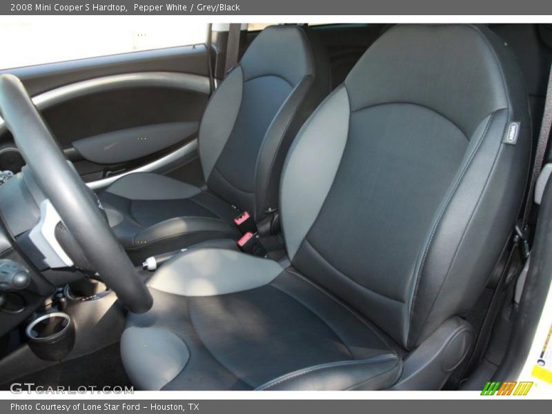 Pepper White / Grey/Black 2008 Mini Cooper S Hardtop