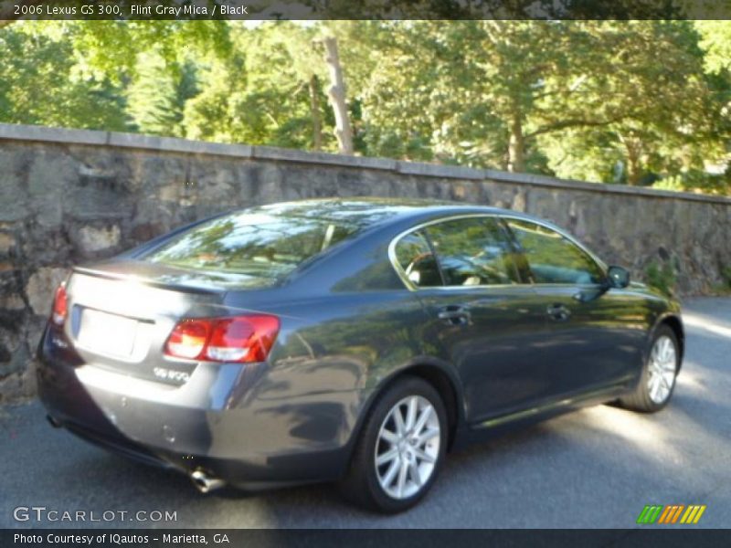 Flint Gray Mica / Black 2006 Lexus GS 300