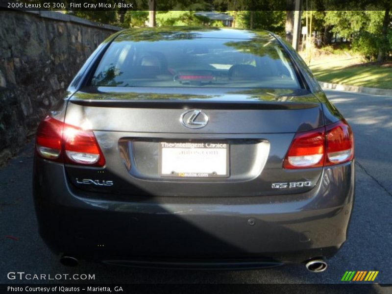 Flint Gray Mica / Black 2006 Lexus GS 300