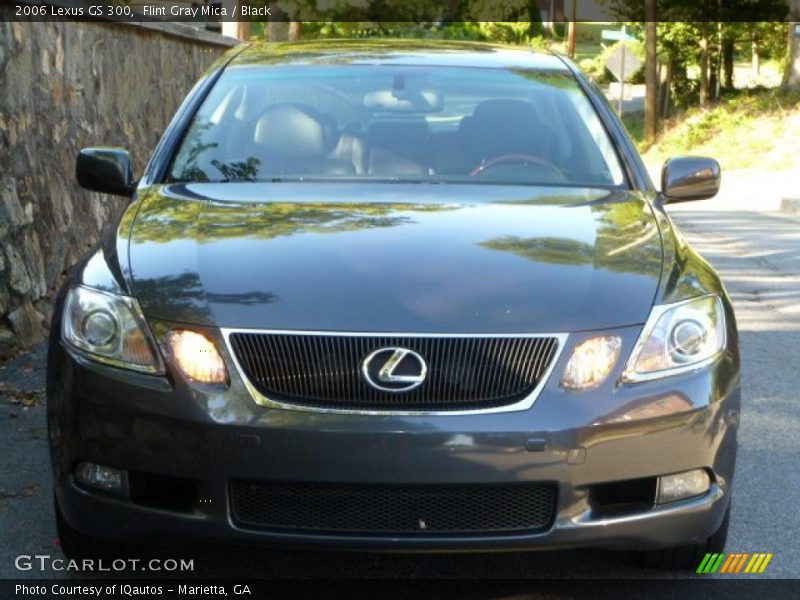 Flint Gray Mica / Black 2006 Lexus GS 300