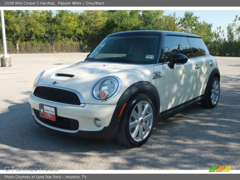 Pepper White / Grey/Black 2008 Mini Cooper S Hardtop