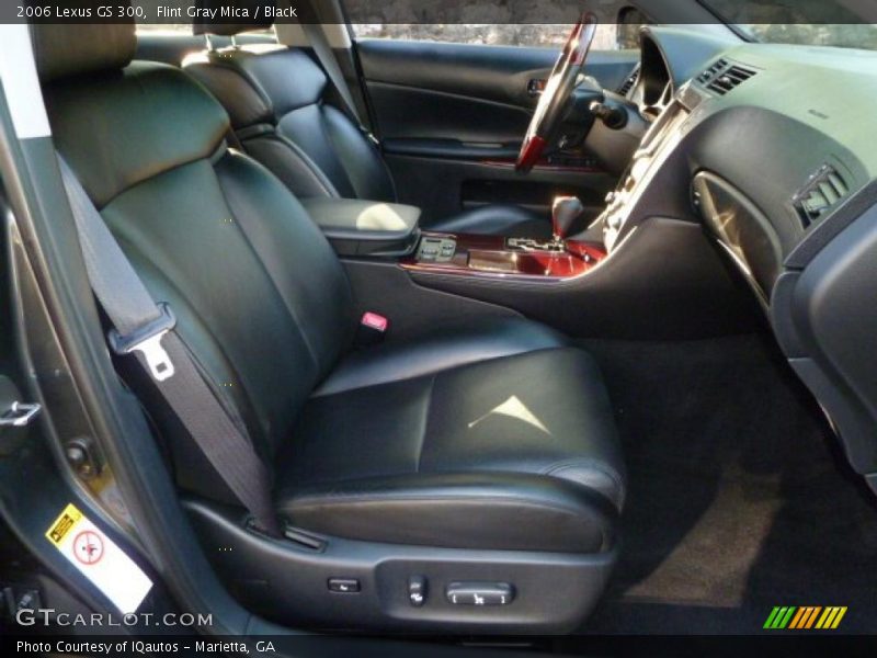 Flint Gray Mica / Black 2006 Lexus GS 300
