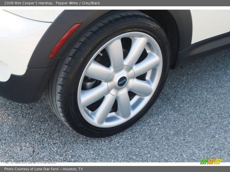 Pepper White / Grey/Black 2008 Mini Cooper S Hardtop