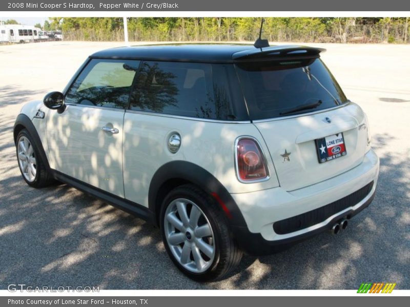 Pepper White / Grey/Black 2008 Mini Cooper S Hardtop