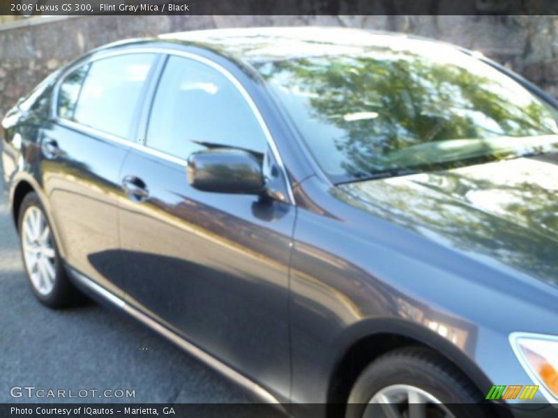 Flint Gray Mica / Black 2006 Lexus GS 300
