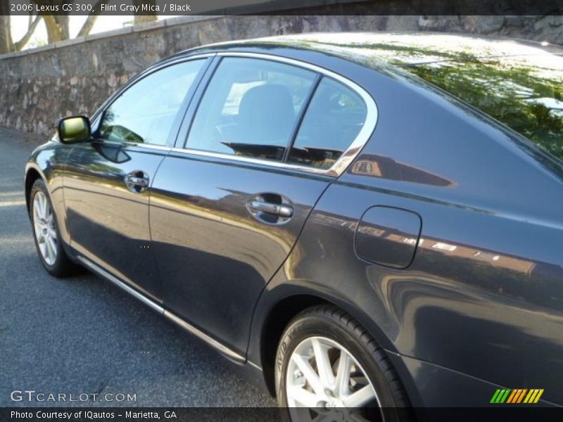 Flint Gray Mica / Black 2006 Lexus GS 300