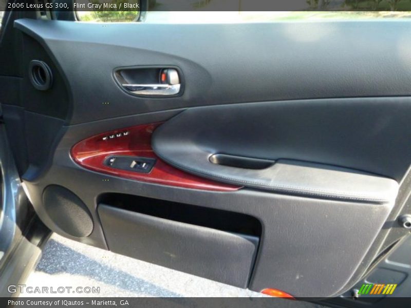 Flint Gray Mica / Black 2006 Lexus GS 300