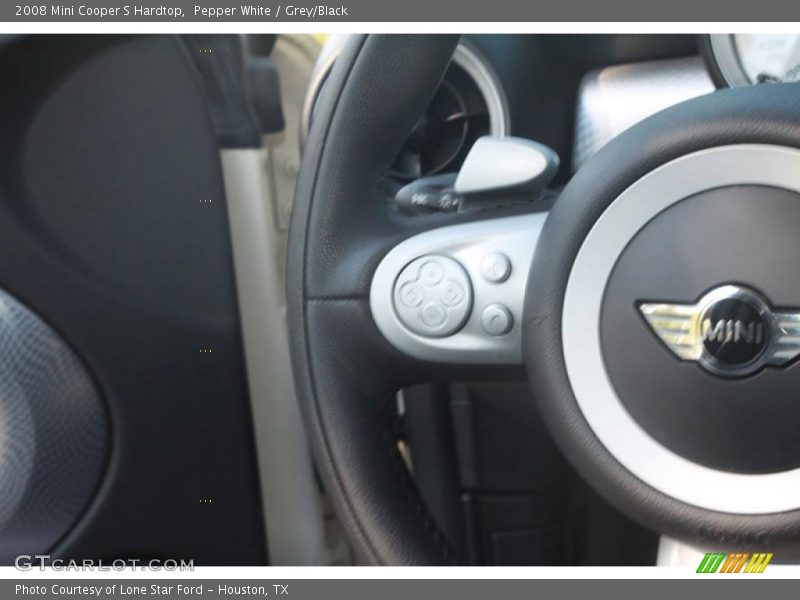 Pepper White / Grey/Black 2008 Mini Cooper S Hardtop